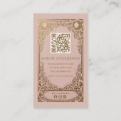 Carte de visite d'artiste de cils | Celestial Lash (Dos)