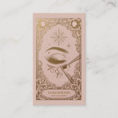 Carte de visite d'artiste de cils | Celestial Lash (Devant)