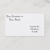 Carte de visite d'artiste de henné (Devant)