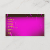 Carte de visite d'artiste de maquillage (Dos)