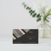 Carte de visite d'artiste graphique (Debout devant)