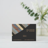 Carte de visite d'artiste graphique (Debout devant)