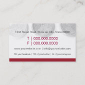 Carte de visite d'artiste MakeUp (Dos)