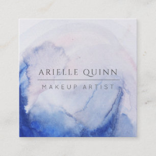 Carte de visite d'artiste maquillage aquarelle Abs
