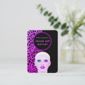Carte de visite d'artiste maquillage professionnel (Debout devant)