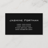 Carte de visite d'artiste maquilleuse professionne (Dos)