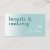 Carte de visite d'artiste maquilleuse professionne (Devant)