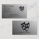 Carte de visite d'arts d'action et de théâtre (Devant / Derrière)