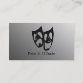 Carte de visite d'arts d'action et de théâtre (Dos)