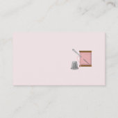 Carte de visite d'arts et de métiers d'ouvrière (Dos)