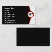 Carte de visite d'arts martiaux (Devant / Derrière)