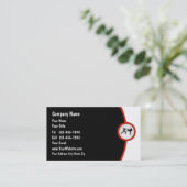 Carte de visite d'arts martiaux (Debout devant)