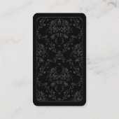 Carte de visite d'as de pique (Dos)