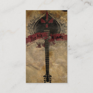 carte de visite d'as de pique