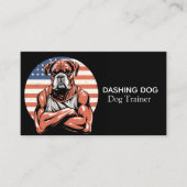 Carte De Visite Dashing Dog (Devant)