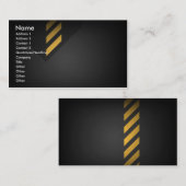 Carte de visite d'asphalte (Devant / Derrière)