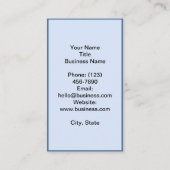 Carte de visite d'assistant administratif (Dos)