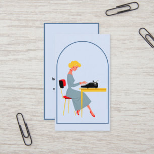 Carte de visite d'assistant administratif