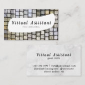 Carte de visite d'assistant virtuel (Devant / Derrière)