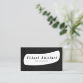 Carte de visite d'assistant virtuel (Debout devant)
