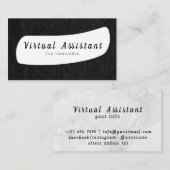 Carte de visite d'assistant virtuel (Devant / Derrière)