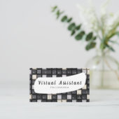 Carte de visite d'assistant virtuel (Debout devant)