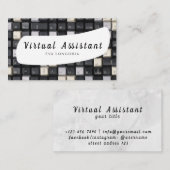 Carte de visite d'assistant virtuel (Devant / Derrière)