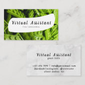 Carte de visite d'assistant virtuel (Devant / Derrière)