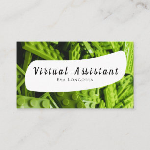 Carte de visite d'assistant virtuel