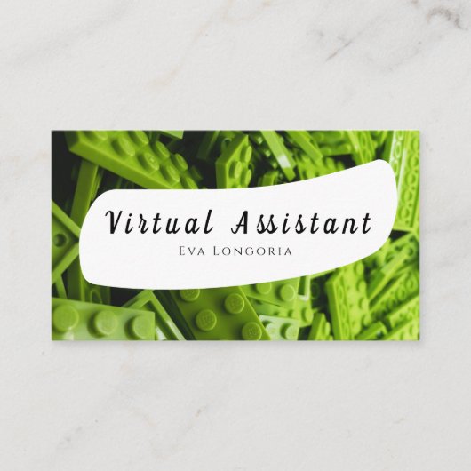Carte de visite d'assistant virtuel (Devant)