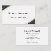 Carte de visite d'assistant virtuel (Devant / Derrière)