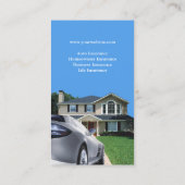 Carte de visite d'assurance (Dos)