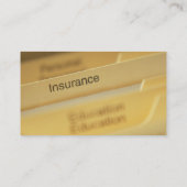 Carte de visite d'assurance (Dos)