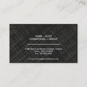 Carte de visite d'assurance - professionnel de (Dos)