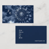 Carte de visite d'astrologie (Devant / Derrière)