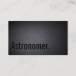 Carte de visite d'astronome noir professionnel<br><div class="desc">Carte de visite d'astronome professionnel Black Out.</div>