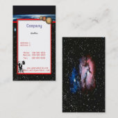 Carte de visite d'astronomie (Devant / Derrière)