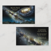 Carte de visite d'astronomie (Devant / Derrière)