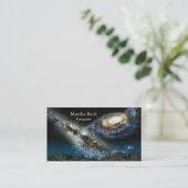 Carte de visite d'astronomie (Debout devant)