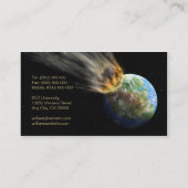 Carte de visite d'astronomie (Dos)