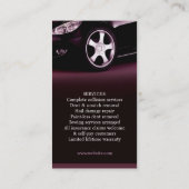 Carte de visite d'atelier de carrosserie automatiq (Dos)