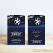 Carte de visite d'atelier de carrosserie automatiq