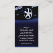 Carte de visite d'atelier de carrosserie automatiq (Dos)