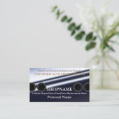 Carte de visite d'atelier de carrosserie automatiq (Debout devant)