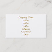 CARTE DE VISITE DATES ROSES (Dos)