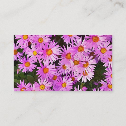 CARTE DE VISITE DATES ROSES (Devant)