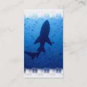 Carte de visite d'attaque de requin (Dos)