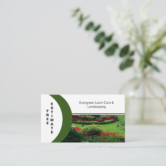 Carte de visite d'atterrissage sans estimation de (Debout devant)