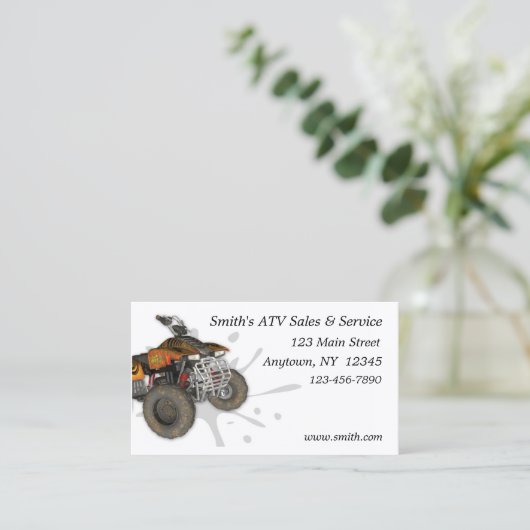 Carte de visite d'ATV (Debout devant)
