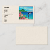 Carte De Visite Dauphin hawaïen (Devant / Derrière)